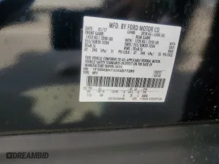 2017 Ford Explorer Platinum with VIN 1FM5K8HTXHGB77280, listed as a Copart auction lot 50724205 with 101,811 mi miles and Salvage Title. Bid and sale history available at carsss.com. Image 13.