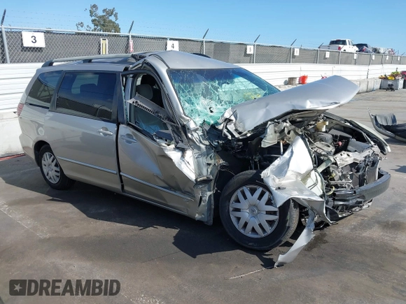2005 Toyota Sienna CE with VIN 5TDZA23C95S261007, listed as a IAAI auction lot 42130492 with 215,717 mi miles and . Bid and sale history available at DreamBid. Image 1.
