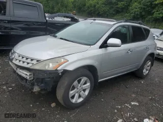 2007 Nissan Murano S with VIN JN8AZ08W17W601979, listed as a Copart auction lot 78601534 with 113,262 mi miles and Non Repairable. Bid and sale history available at carsss.com. Image 1.