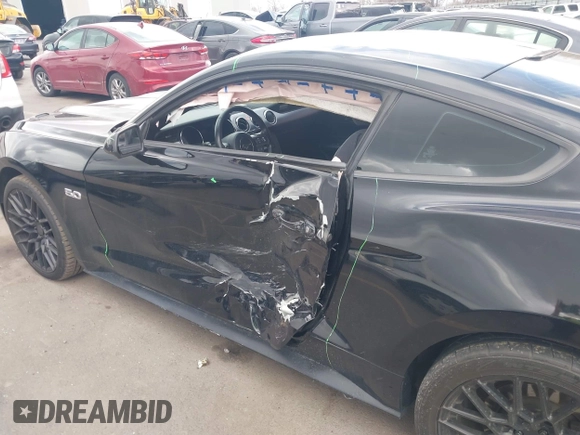 2016 Ford Mustang GT with VIN 1FA6P8CF8G5318052, listed as a IAAI auction lot 41946337 with 126,611 mi miles. Bid and sale history available at carsss.com. Image 17.