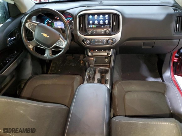 2019 Chevrolet Colorado 4WD LT with VIN 1GCGTCEN6K1123133, listed as a Copart auction lot 80714774 with 43,019 mi miles and Salvage Title. Bid and sale history available at carsss.com. Image 8.