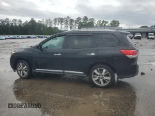 2013 Nissan Pathfinder SV with VIN 5N1AR2MM0DC677861, listed as a Copart auction lot 54373235 with 114,506 mi miles and Salvage title. Bid and sale history available at DreamBid. Image 2.