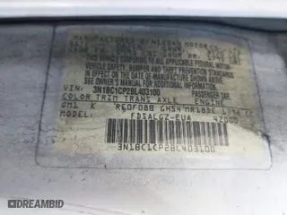 2011 Nissan Versa 1.8 S with VIN 3N1BC1CP2BL403100, listed as a IAAI auction lot 41552284 with 186,551 mi miles. Bid and sale history available at carsss.com. Image 9.