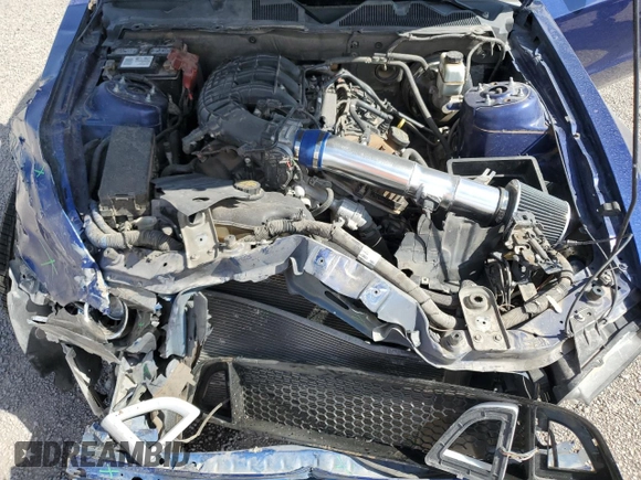 2014 Ford Mustang V6 with VIN 1ZVBP8AM6E5299523, listed as a Copart auction lot 55768065 with 128,500 mi miles and Salvage title. Bid and sale history available at DreamBid. Image 11.