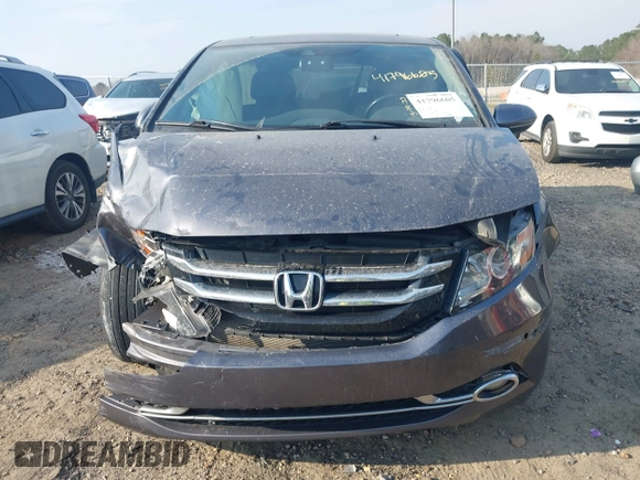2016 Honda Odyssey Touring Elite with VIN 5FNRL5H92GB018560, listed as a IAAI auction lot 41796605 with 83,234 mi miles and . Bid and sale history available at carsss.com. Image 12.