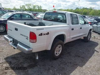 2004 Dodge Dakota SLT with VIN 1D7HG48N14S709199, listed as a IAAI auction lot 42096415 with 188,907 mi miles and . Bid and sale history available at DreamBid. Image 4.