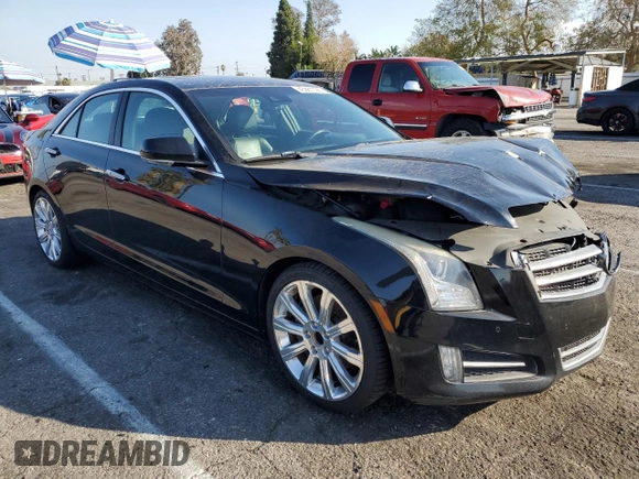 2014 Cadillac ATS Premium with VIN 1G6AE5SX3E0164026, listed as a Copart auction lot 43981795 with 126,148 mi miles and Salvage Title. Bid and sale history available at carsss.com. Image 4.