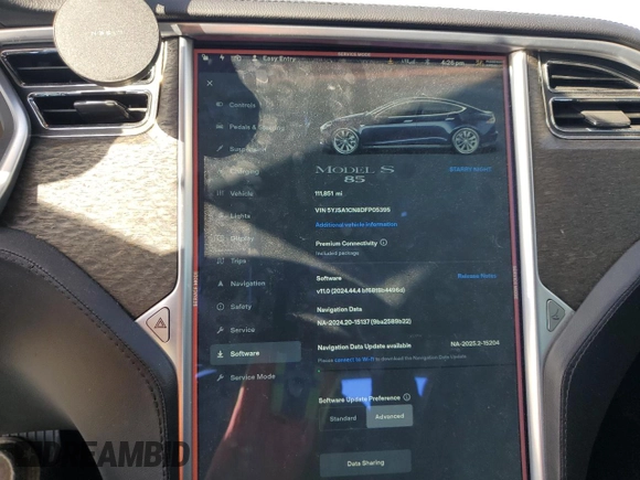 2013 Tesla Model S z VIN 5YJSA1CN8DFP05395, wystawiony jako Copart lot #51771645 z przebiegiem 111 851 mil mil oraz Szkoda całkowita • Salvage title. Historia ofert i sprzedaży dostępna na DreamBid. Obrazek 9.