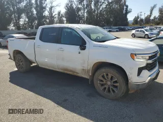 2023 Chevrolet Silverado 1500 LT with VIN 3GCUDDED7PG126242, listed as a Copart auction lot 50043135 with 33,141 mi miles and Salvage Title. Bid and sale history available at carsss.com. Image 4.
