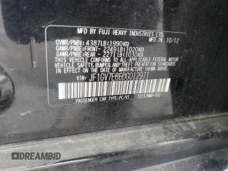 2013 Subaru WRX WRX z VIN JF1GV7E66DG012971, wystawiony jako Copart lot #55262835 z przebiegiem 208 727 mil mil oraz Czysty tytuł • Clean title. Historia ofert i sprzedaży dostępna na DreamBid. Obrazek 13.