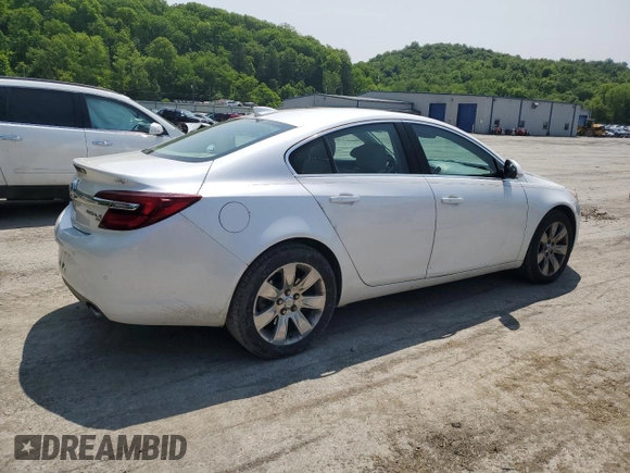 2016 Buick Regal Premium II with VIN 2G4GT5GX3G9117332, listed as a Copart auction lot 59085775 with 155,729 mi miles and Salvage title. Bid and sale history available at DreamBid. Image 3.