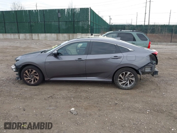 2018 Honda Civic Sedan EX with VIN 19XFC2F79JE007989, listed as a IAAI auction lot 41860829 with 72,223 mi miles. Bid and sale history available at carsss.com. Image 14.