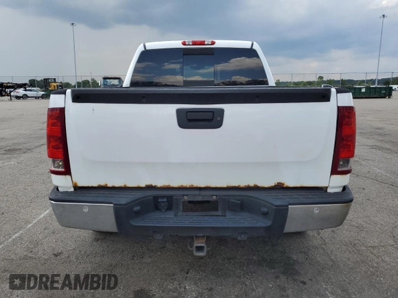 2011 GMC Sierra 1500 SLE with VIN 3GTP2VE33BG266362, listed as a Copart auction lot 62842195 with 148,679 mi miles and Salvage title. Bid and sale history available at DreamBid. Image 6.