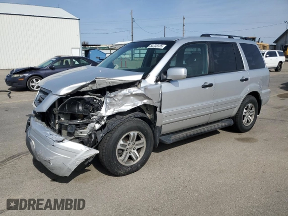 2005 Honda Pilot EX-L with VIN 5FNYF18575B061295, listed as a Copart auction lot 52235135 with 192,222 mi miles and Salvage Title. Bid and sale history available at carsss.com. Image 1.