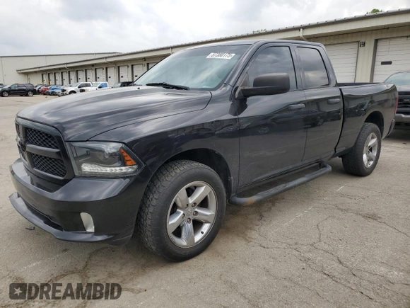 2015 Ram 1500 Tradesman with VIN 1C6RR7FT5FS666735, listed as a Copart auction lot 57380175 with 165,550 mi miles and Salvage title. Bid and sale history available at DreamBid. Image 1.
