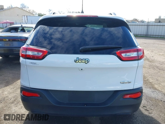 2018 Jeep Cherokee Latitude Plus with VIN 1C4PJLLB0JD584971, listed as a IAAI auction lot 41460976 with 64,100 mi miles. Bid and sale history available at carsss.com. Image 17.