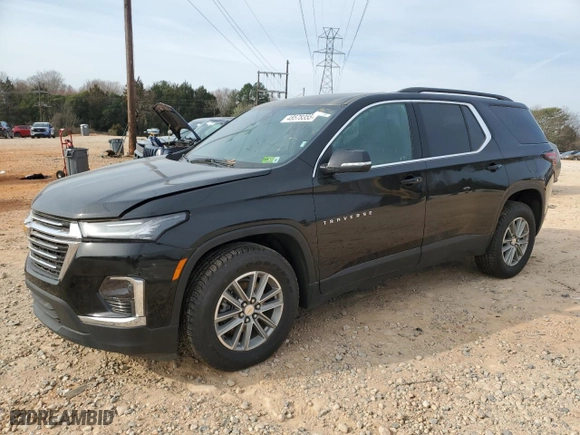 2023 Chevrolet Traverse LT Leather with VIN 1GNEVHKWXPJ282778, listed as a Copart auction lot 48578355 with 33,110 mi miles and Salvage Title. Bid and sale history available at carsss.com. Image 1.