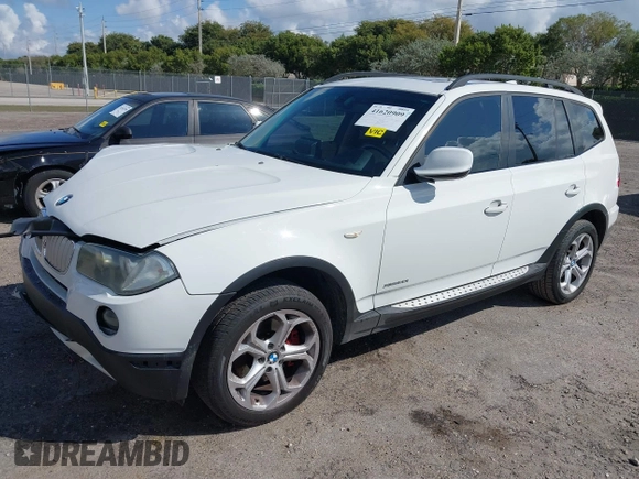 2010 BMW X3 xDrive30i with VIN WBXPC9C47AWJ36653, listed as a IAAI auction lot 41620909 with 126,642 mi miles. Bid and sale history available at carsss.com. Image 17.