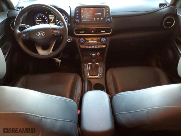 2019 Hyundai Kona Ultimate with VIN KM8K53A55KU356991, listed as a Copart auction lot 83376124 with 137,899 mi miles and Salvage Title. Bid and sale history available at carsss.com. Image 8.