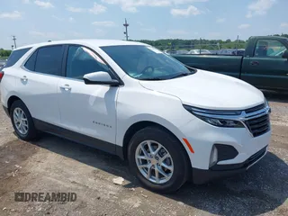 2024 Chevrolet Equinox LT z VIN 3GNAXUEG9RL100196, wystawiony jako IAAI lot #42479969 z przebiegiem 23 585 mil mil oraz . Historia ofert i sprzedaży dostępna na DreamBid. Obrazek 1.