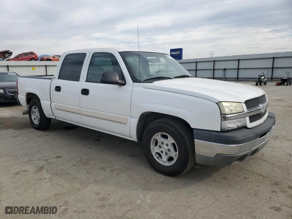 2004 Chevrolet Silverado 1500 Crew Cab LS with VIN 2GCEC13T441399952, listed as a Copart auction lot 47279685 with 294,217 mi miles and Salvage Title. Bid and sale history available at carsss.com. Image 4.