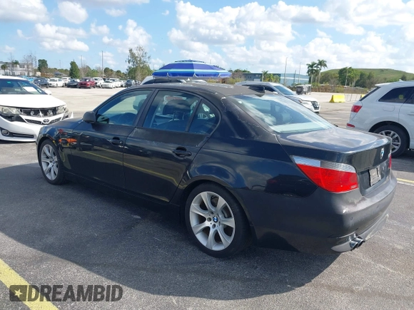 2007 BMW 5 Series 550i with VIN WBANB53567CP08845, listed as a IAAI auction lot 41497503 with 181,694 mi miles and . Bid and sale history available at DreamBid. Image 3.