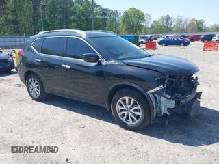 2018 Nissan Rogue SV with VIN 5N1AT2MT1JC818893, listed as a IAAI auction lot 41982981 with 136,443 mi miles and . Bid and sale history available at carsss.com. Image 1.