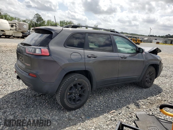 2022 Jeep Cherokee Trailhawk with VIN 1C4PJMBX1ND510760, listed as a Copart auction lot 51996585 with 17,748 mi miles and Salvage title. Bid and sale history available at DreamBid. Image 3.