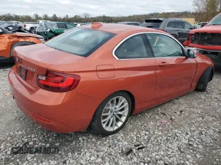 2015 BMW 2 Series 228i xDrive with VIN WBA1F7C5XFVX95442, listed as a Copart auction lot 78858824 with 159,414 mi miles and Salvage Title. Bid and sale history available at carsss.com. Image 3.