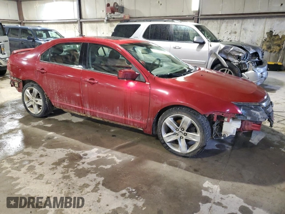 2011 Ford Fusion SPORT with VIN 3FAHP0DC0BR196209, listed as a Copart auction lot 87198024 with 236,515 mi miles and Salvage Title. Bid and sale history available at carsss.com. Image 4.