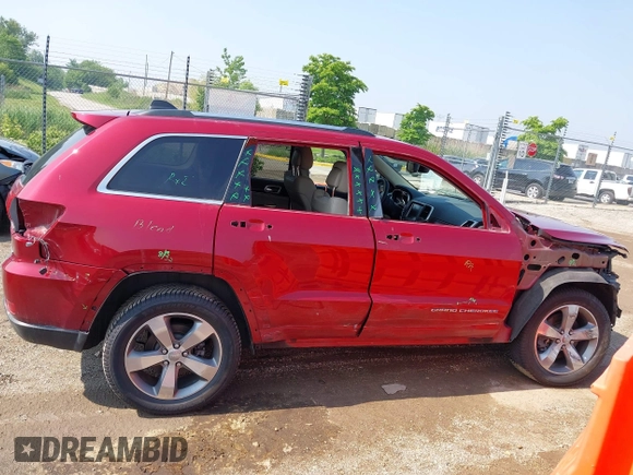 2014 Jeep Grand Cherokee Limited with VIN 1C4RJFBTXEC115239, listed as a IAAI auction lot 42352872 with 51,422 mi miles and . Bid and sale history available at DreamBid. Image 14.