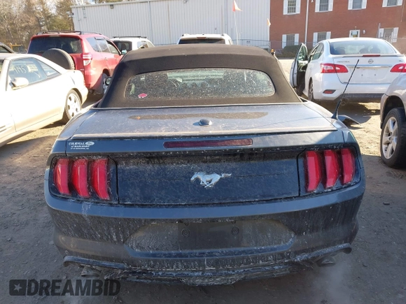 2018 Ford Mustang EcoBoost Premium with VIN 1FATP8UH7J5111677, listed as a IAAI auction lot 41427830 with 141,793 mi miles and . Bid and sale history available at carsss.com. Image 17.