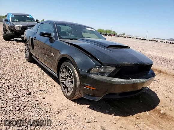 2011 Ford Mustang GT with VIN 1ZVBP8CF0B5152320, listed as a Copart auction lot 57822845 with 132,024 mi miles and Salvage title. Bid and sale history available at DreamBid. Image 14.