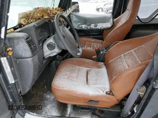 2002 Jeep Wrangler X with VIN 1J4FA39SX2P770191, listed as a Copart auction lot 44118945 with 168,148 mi miles and Salvage Title. Bid and sale history available at carsss.com. Image 7.