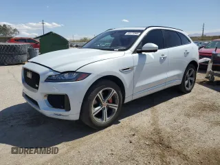 2018 Jaguar F-PACE S with VIN SADCM2FV2JA326284, listed as a Copart auction lot 49173395 with 92,245 mi miles and Clean Title. Bid and sale history available at carsss.com. Image 1.