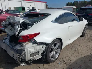2015 Lexus RC 350 with VIN JTHSE5BC6F5000870, listed as a IAAI auction lot 41148203 with 83,882 mi miles. Bid and sale history available at carsss.com. Image 4.