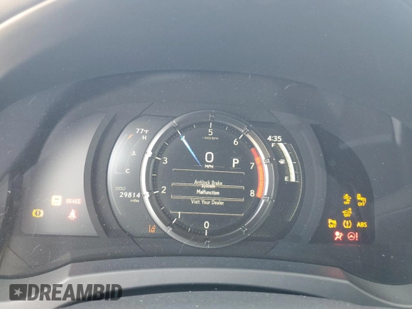 2023 Lexus IS 350 F Sport with VIN JTHGZ1B26P5058960, listed as a Copart auction lot 60683435 with 29,814 mi miles and Salvage title. Bid and sale history available at DreamBid. Image 9.