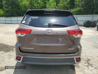 2018 Toyota Highlander Limited with VIN 5TDYZRFH6JS270973, listed as a Copart auction lot 61853575 with 93,510 mi miles and Salvage title. Bid and sale history available at DreamBid. Image 6.