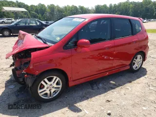 2007 Honda Fit Sport with VIN JHMGD37647S000272, listed as a Copart auction lot 61920584 with 168,922 mi miles and Salvage Title. Bid and sale history available at carsss.com. Image 1.