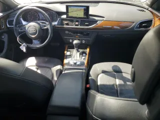 2015 Audi A6 Premium Plus with VIN WAUGFAFC1FN032131, listed as a Copart auction lot 56870595 with 59,958 mi miles and Salvage title. Bid and sale history available at DreamBid. Image 8.