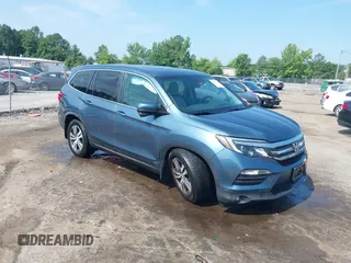 2018 Honda Pilot EX-L with VIN 5FNYF6H52JB050535, listed as a IAAI auction lot 42576721 with 99,280 mi miles and . Bid and sale history available at DreamBid. Image 1.