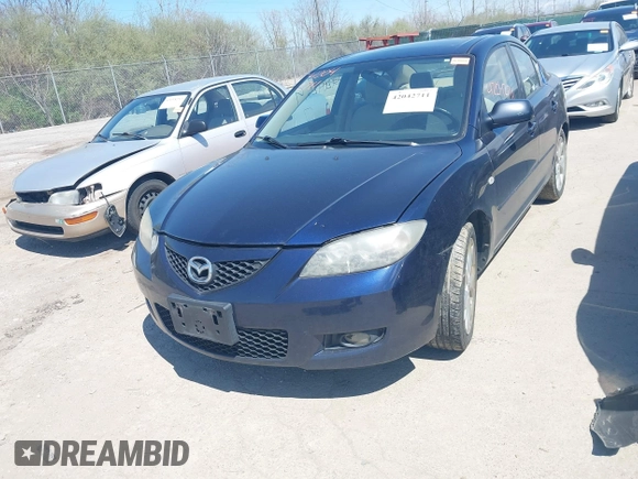 2009 Mazda Mazda3 i Touring Value with VIN JM1BK32F191193501, listed as a IAAI auction lot 42042711 with 165,234 mi miles. Bid and sale history available at carsss.com. Image 6.