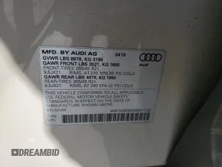 2019 Audi e-tron Prestige with VIN WA1VABGEXKB011122, listed as a Copart auction lot 48333563 with 25,542 mi miles. Bid and sale history available at carsss.com. Image 15.