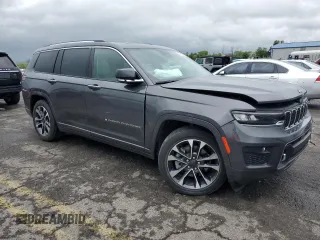 2022 Jeep Grand Cherokee Overland with VIN 1C4RJKDG2N8514545, listed as a Copart auction lot 56715055 with 53,272 mi miles and Salvage title. Bid and sale history available at DreamBid. Image 4.