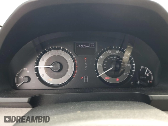 2015 Honda Odyssey EX-L with VIN 5FNRL5H64FB089909, listed as a Copart auction lot 53192035 with 174,909 mi miles and Salvage Title. Bid and sale history available at DreamBid. Image 9.