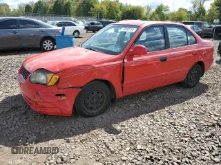2003 Hyundai Accent GL with VIN KMHCG45C83U484138, listed as a Copart auction lot 72008754 with 25,615 mi miles and Salvage Title. Bid and sale history available at carsss.com. Image 1.