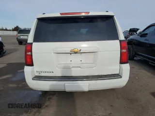 2015 Chevrolet Suburban LTZ with VIN 1GNSKKKC1FR275393, listed as a Copart auction lot 48349675 with 158,542 mi miles and Salvage Title. Bid and sale history available at carsss.com. Image 6.