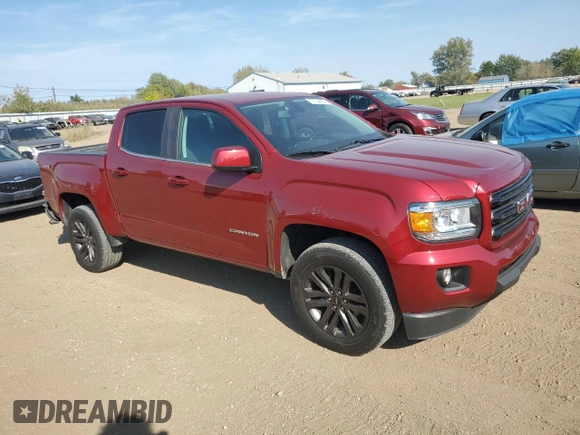 2020 GMC Canyon 4WD SLE with VIN 1GTG6CEN8L1172097, listed as a Copart auction lot 75794664 with 57,814 mi miles and Salvage Title. Bid and sale history available at carsss.com. Image 4.