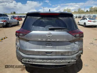 2023 Nissan Rogue S with VIN 5N1BT3AB8PC744032, listed as a Copart auction lot 54912345 with 55,045 mi miles and Salvage title. Bid and sale history available at DreamBid. Image 6.