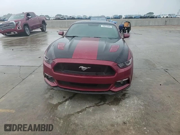 2017 Ford Mustang GT with VIN 1FA6P8CF9H5263452, listed as a Copart auction lot 55241845 with 31,650 mi miles and Salvage title. Bid and sale history available at DreamBid. Image 14.